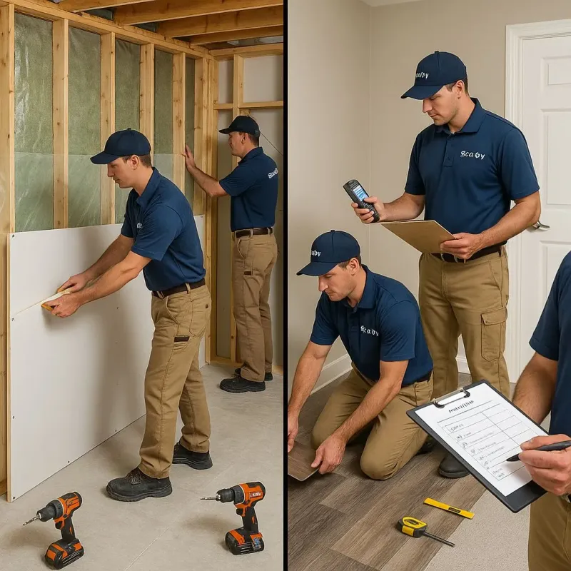 Repairs and Reconstruction process in Coupeville, WA